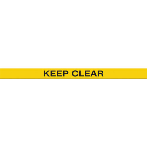 Tough-Mark Heavy-Duty Floor Marking, Rectangle, 48" L x 2" W, Yellow, Polyethylene Equipex
