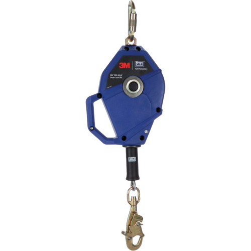 Smart Lock Self-Retracting Lifeline, 30', Galvanized Steel, Swivel Equipex