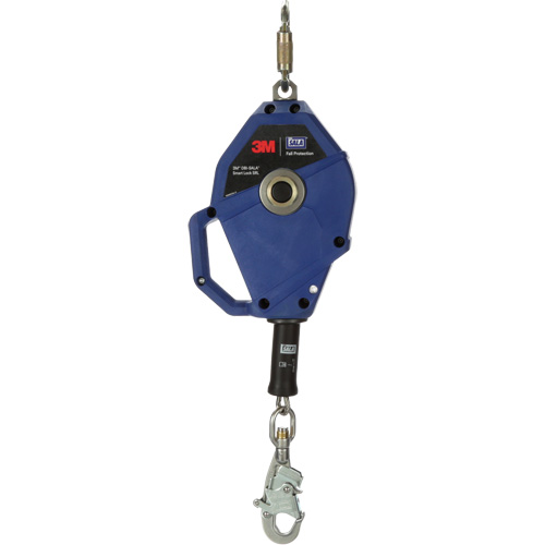 Smart Lock Self-Retracting Lifeline, 30', Stainless Steel, Swivel Equipex