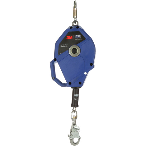 Smart Lock Self-Retracting Lifeline, 50', Stainless Steel, Swivel Equipex