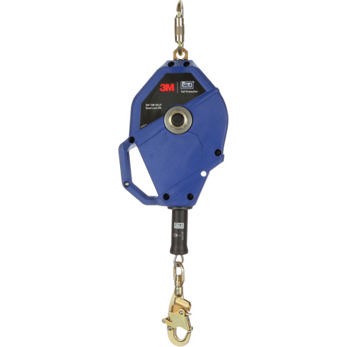 Smart Lock Self-Retracting Lifeline, 50', Galvanized Steel, Swivel Equipex