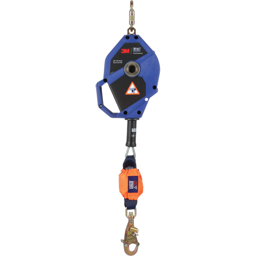 Smart Lock Self-Retracting Lifeline, 30', Stainless Steel, Swivel Equipex