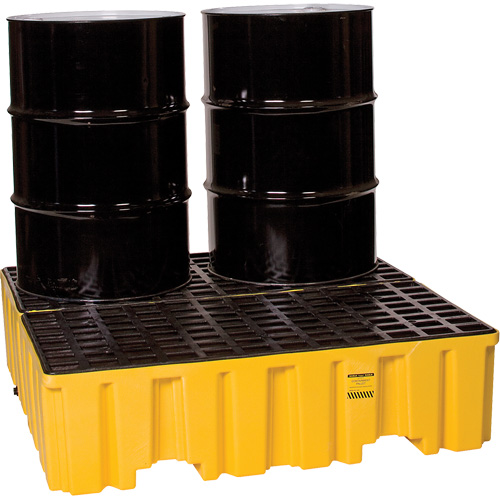 Spill Containment Pallet, 132 US gal. Spill Capacity, 51" x 52.5" x 13.75" Equipex