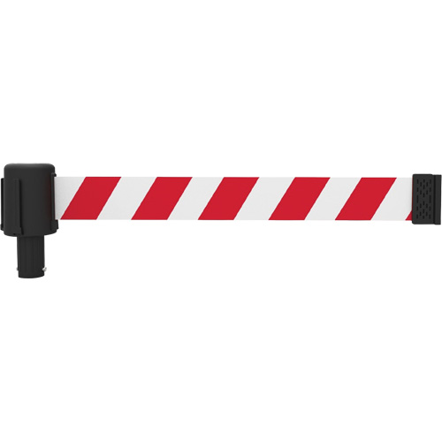 Cassette de banni&egrave;re PLUS, Vierge, 15', Ruban Rouge et blanc Equipex