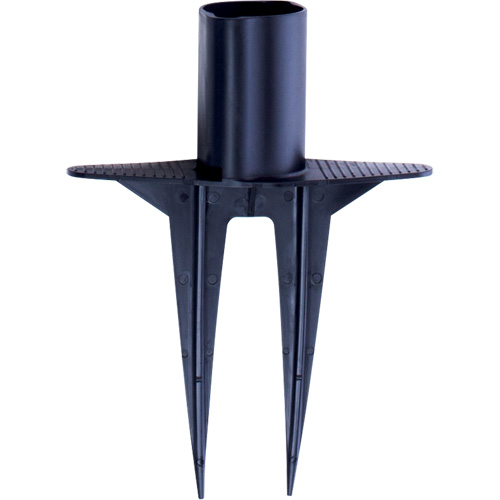 PLUS Stake Removable Spike, Black Equipex