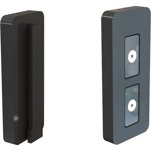 Embout magn&eacute;tique pour ruban/banni&egrave;re PLUS, Noir Equipex