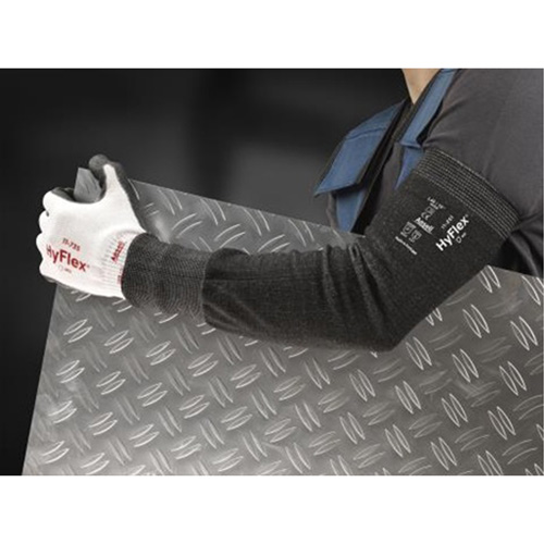 Manches r&eacute;sistant &agrave; la coupure 11-250 Hyflex, PEHP, 12", ASTM ANSI niveau A3/EN 388 niveau 5, Gris Equipex