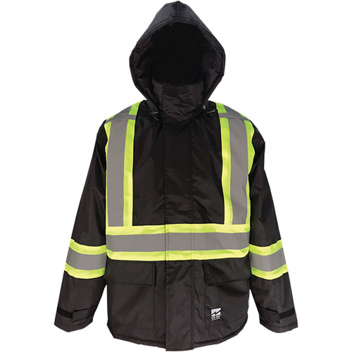 Manteau Open Road, Polyur&eacute;thane, Noir, Petit Equipex