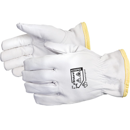 Gants de conducteur antistatiques et ignifuges Endura, Petit, Paume en Cuir fleur de ch&egrave;vre, Rhovyl Equipex