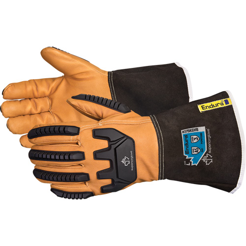 Endura&reg; Anti-Impact Driver's Gloves, Small, Grain Goatskin Palm, Kevlar&reg; Inner Lining Equipex