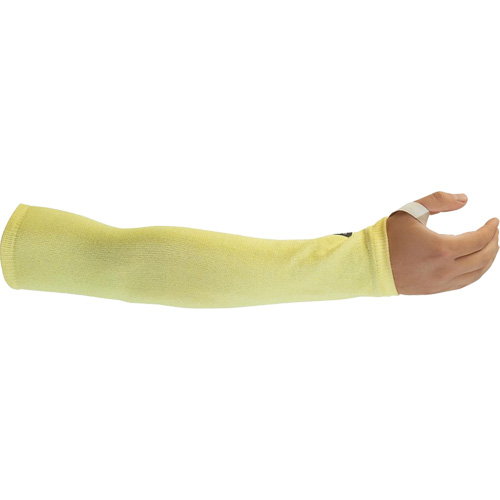 Manches r&eacute;sistant &agrave; la coupure, Kevlar, 14", ASTM ANSI niveau A4, Jaune Equipex