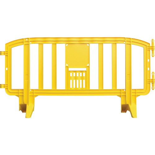 Barricade Movit, Emboîtables, 78" lo x 39" h, Jaune Equipex
