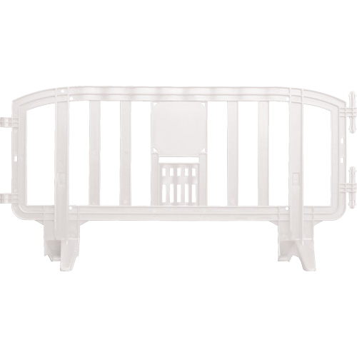 Barricade Movit, Emboîtables, 78" lo x 39" h, Blanc Equipex