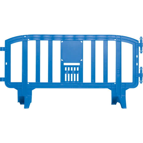Barricade Movit, Emboîtables, 78" lo x 39" h, Bleu Equipex