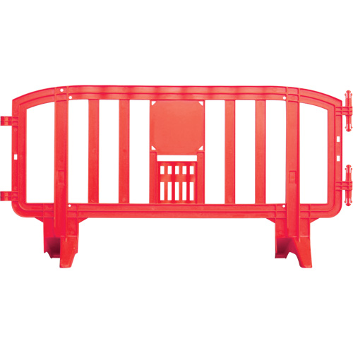 Movit Barricade, Interlocking, 78" L x 39" H, Red Equipex
