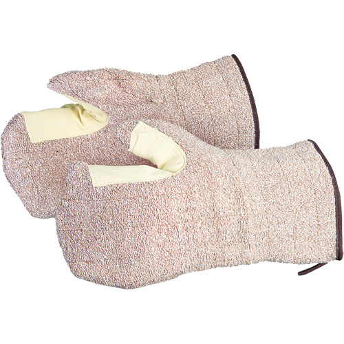 Mitaines de four CoolGrip, Tissu &eacute;ponge, Grand, Prot&egrave;ge jusqu'&agrave; 446° F (230° C) Equipex