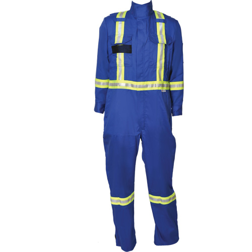 Combinaisons ignifuges &agrave; bandes Firewall FR, Taille T-petit, Bleu royal Equipex