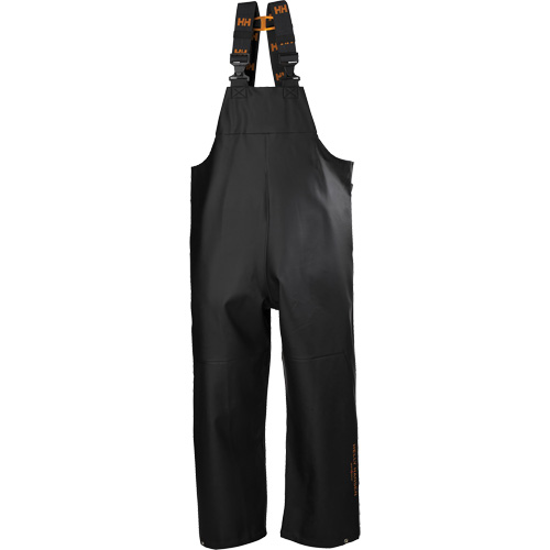 Pantalons &agrave; bavette imperm&eacute;ables Gale, Moyen, Polyester, Noir Equipex