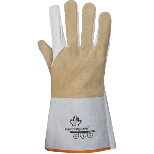 Gants de soudage &agrave; l'arc TIG Endura, Cuir fleur de cheval, Taille Petit Equipex