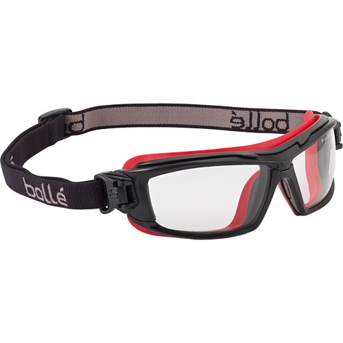 Ultim8 Safety Goggles, Clear Lens, Anti-Fog/Anti-Scratch, Closed Vent Equipex