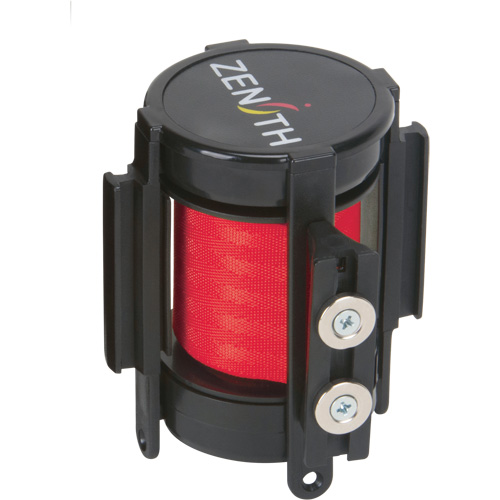 Cassette de ruban magn&eacute;tique pour barri&egrave;re de contr&ocirc;le des foules personnalis&eacute;e, 7', Ruban Rouge Equipex