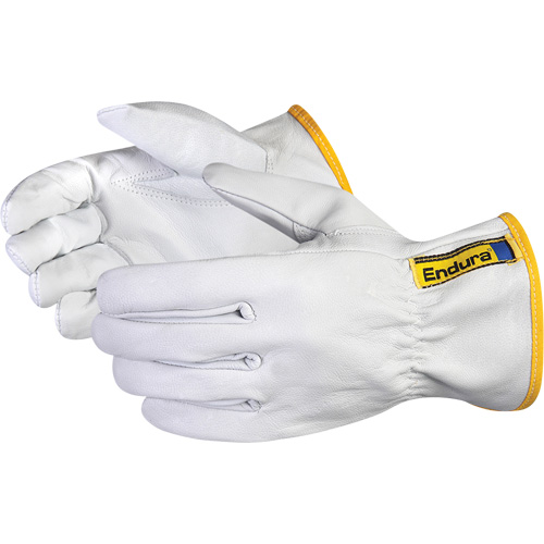Gants de conducteur Endura, Petit, Paume en Cuir fleur de ch&egrave;vre Equipex