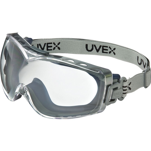 Uvex HydroShield&reg; Stealth&reg; OTG Safety Goggles, Clear Lens, Anti-Fog/Anti-Scratch, Indirect Vent Equipex