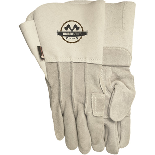 109G Timber Beast Welding Gloves, Split Cowhide, Size 8 Equipex