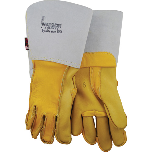 Gants de soudage, Cuir fleur de vache, Taille 8 Equipex