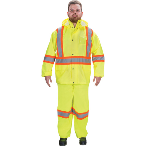 V&ecirc;tements imperm&eacute;ables RZ1000, Polyester, Petit, Jaune lime haute visibilit&eacute; Equipex