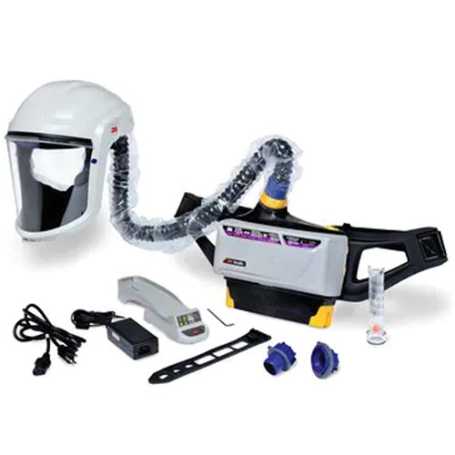 Versaflo Powered Air Purifying Respirator Painter's Kit, Headcover & Faceshield, Lithium-Ion Battery Equipex