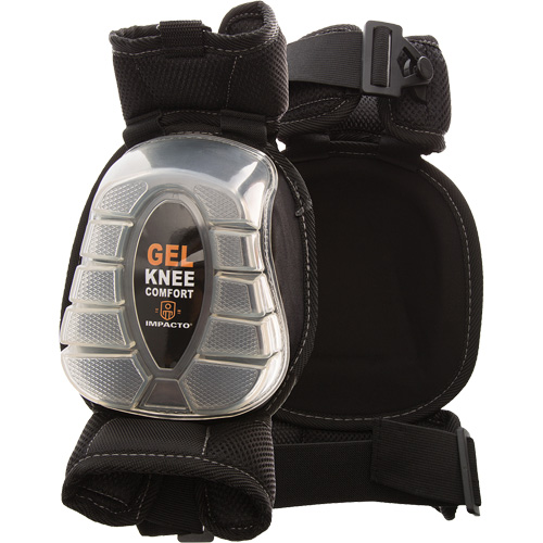 Genouill&egrave;res articul&eacute;es Gel-Pro, Style Boucle, Prot&egrave;ge-genoux Plastique, Tampons Gel Equipex