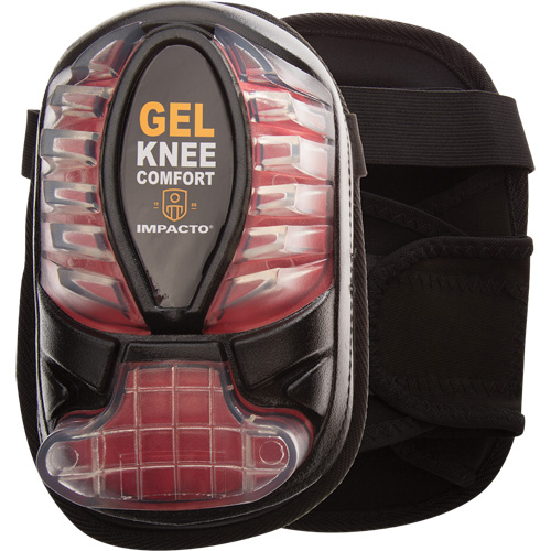 All-Terrain Knee Pads, Hook and Loop Style, Plastic Caps, Gel Pads Equipex