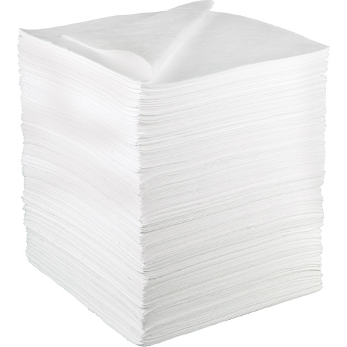Tampon absorbant ol&eacute;ophile, Huile seulement, 19" x 17", 38,7 gal. d'absorption Equipex