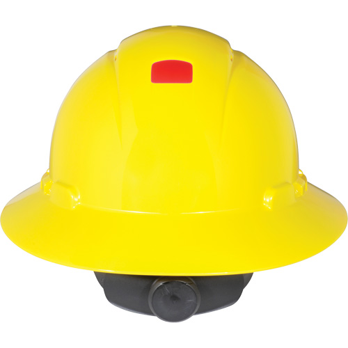 Full Brim Hardhat with Uvicator Sensor, Ratchet Suspension Equipex