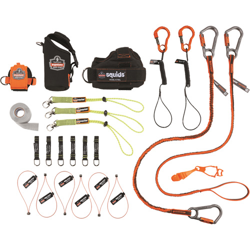 Trousse de longes de fixation d'outils pour vitrier 3185 Squids Equipex