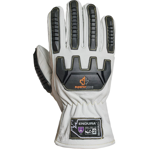 Gants r&eacute;sistant &agrave; la coupe et aux chocs Endura 378GKGVBE, Petit, Paume en Ch&egrave;vre, Poignet Conducteur Equipex