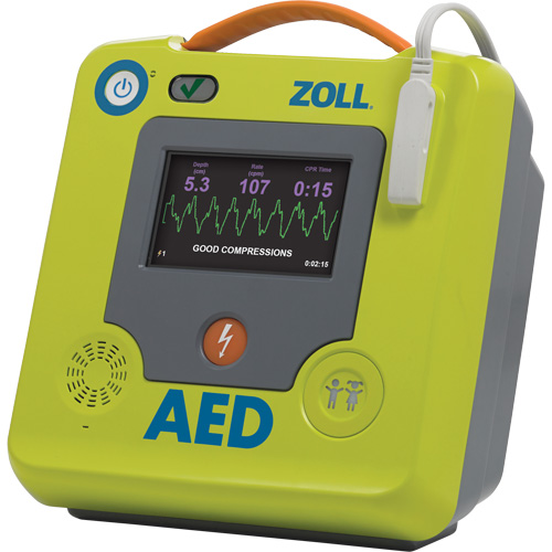 D&eacute;fibrillateur AED 3 BLS pour secouristes professionnels, Semi-automatique, Français, Classe 4 Equipex