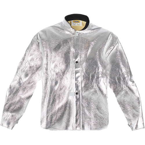Heat Resistant Jacket, Medium, Aluminized Kevlar&reg; Equipex