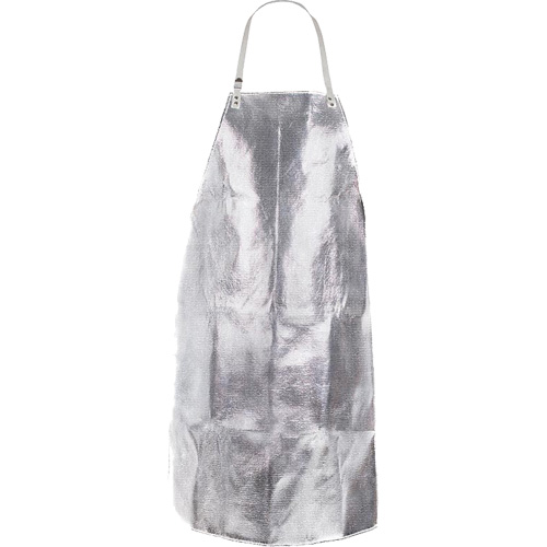Heat Resistant Apron with Strap, 24" W x 36" L, Aluminized Kevlar&reg; Equipex
