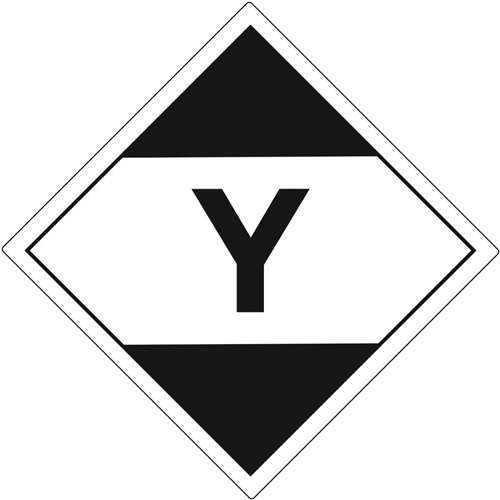 &eacute;tiquettes de quantit&eacute; limit&eacute;e pour transport a&eacute;rien Y, 4" lo x 4" la, Noir sur blanc Equipex