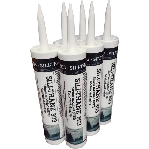 Sili-Thane&reg; 803 Sealant Cartridges, Paste, 10.3 oz. Equipex
