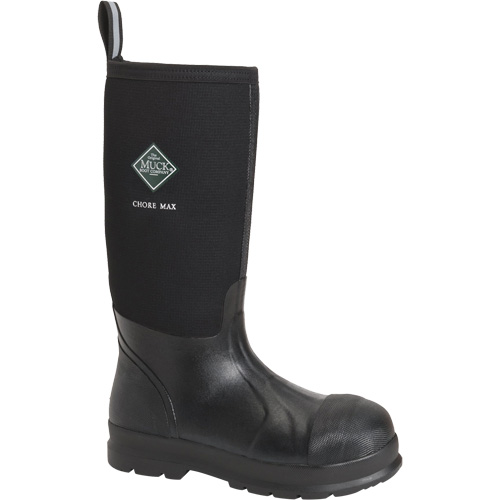 Bottes de s&eacute;curit&eacute; Chore Max, Caoutchouc, Embout Composite, Pointure 10, Semelle R&eacute;sistant aux perforations Equipex