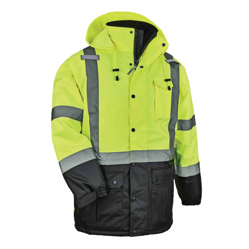 Parka thermique GloWear 8384 de Type R, Jaune lime haute visibilit&eacute;, Grand Equipex
