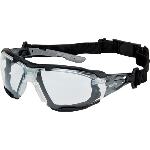 Z2900 Series Safety Glasses with Foam Gasket, Clear Lens, Anti-Scratch, ANSI Z87+/Meets/Exceeds CSA Z94.3 Equipex
