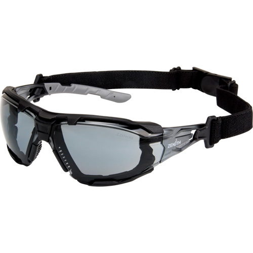 Z2900 Series Safety Glasses with Foam Gasket, Grey/Smoke Lens, Anti-Scratch, ANSI Z87+/Meets/Exceeds CSA Z94.3 Equipex