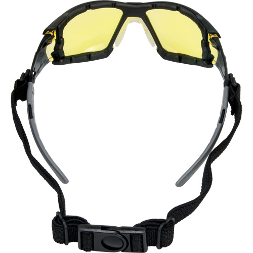 Z2900 Series Safety Glasses with Foam Gasket, Amber Lens, Anti-Scratch, ANSI Z87+/Meets/Exceeds CSA Z94.3 Equipex