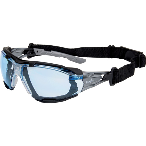 Z2900 Series Safety Glasses with Foam Gasket, Blue Lens, Anti-Scratch, ANSI Z87+/Meets/Exceeds CSA Z94.3 Equipex