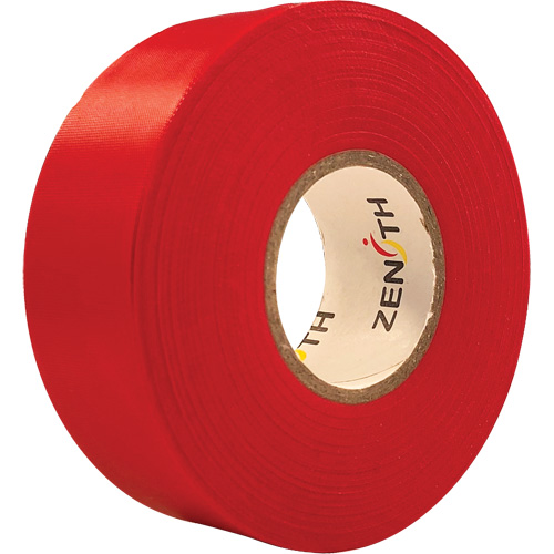 Ruban de signalisation, 1,1875" la x 164' lo, Rouge Equipex