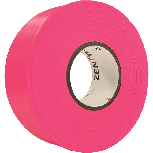 Flagging Tape, 1.1875" W x 164' L, Fluorescent Pink Equipex